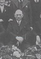 Hirsch Aron bij een jubileum slachterij Olst 1935